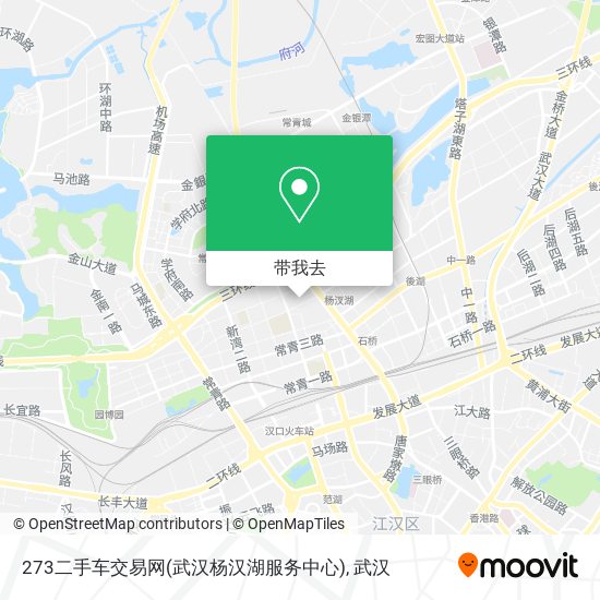 273二手车交易网(武汉杨汉湖服务中心)地图