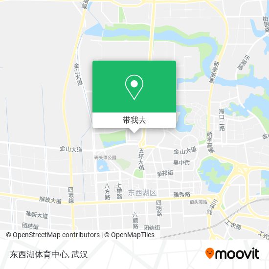 东西湖体育中心地图