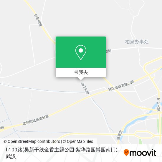 h100路(吴新干线金香主题公园-紫华路园博园南门)地图