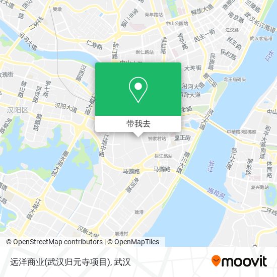 远洋商业(武汉归元寺项目)地图