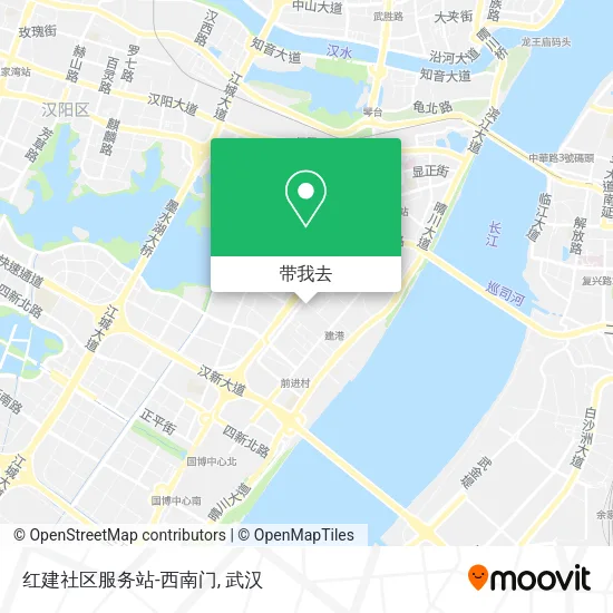 红建社区服务站-西南门地图