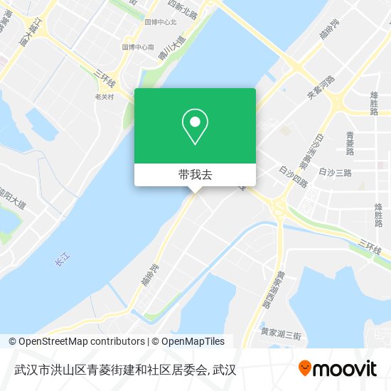 武汉市洪山区青菱街建和社区居委会地图