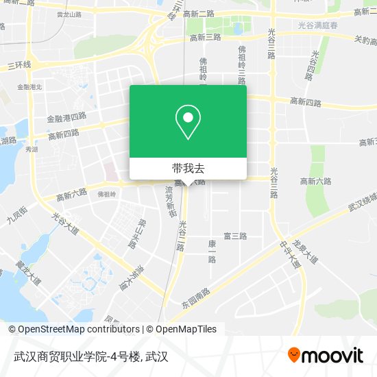 武汉商贸职业学院-4号楼地图