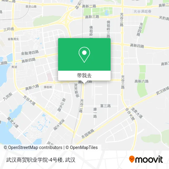 武汉商贸职业学院-4号楼地图