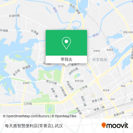 每天惠智慧便利店(常青店)地图