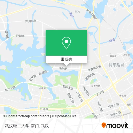 武汉轻工大学-南门地图