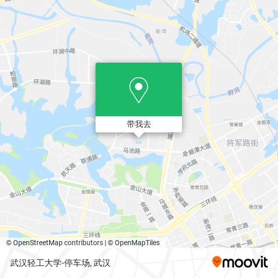 武汉轻工大学-停车场地图