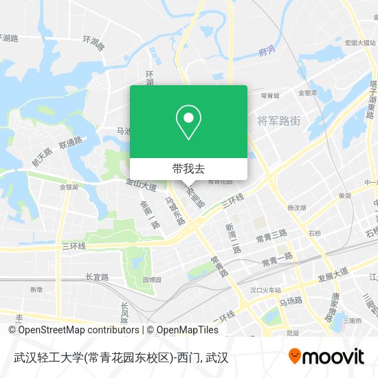 武汉轻工大学(常青花园东校区)-西门地图