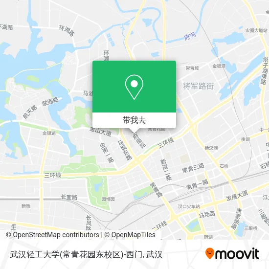 武汉轻工大学(常青花园东校区)-西门地图