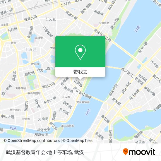 武汉基督教青年会-地上停车场地图