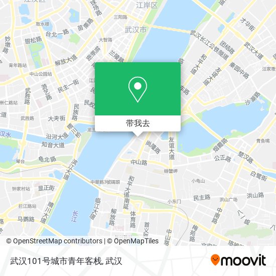 武汉101号城市青年客栈地图