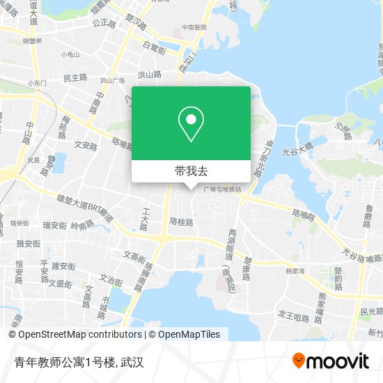 青年教师公寓1号楼地图