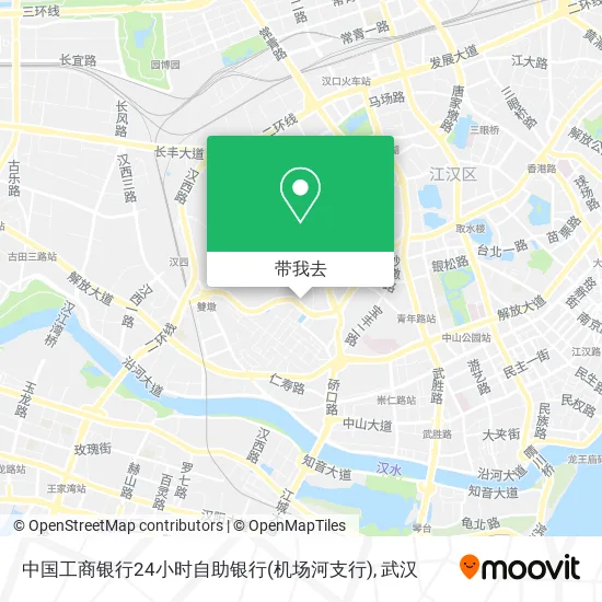 中国工商银行24小时自助银行(机场河支行)地图