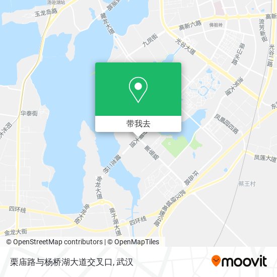 栗庙路与杨桥湖大道交叉口地图