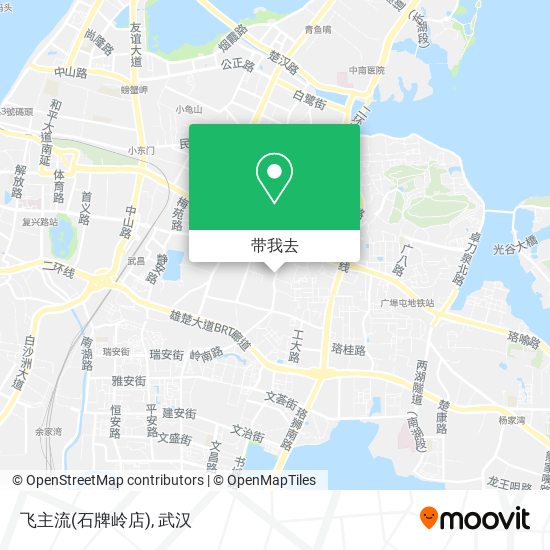 飞主流(石牌岭店)地图