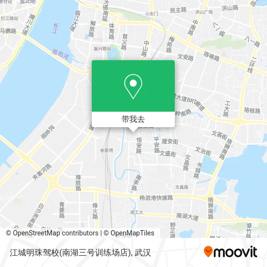 江城明珠驾校(南湖三号训练场店)地图