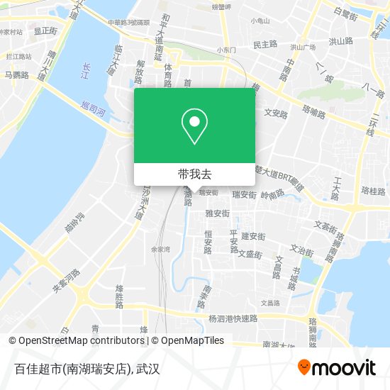 百佳超市(南湖瑞安店)地图