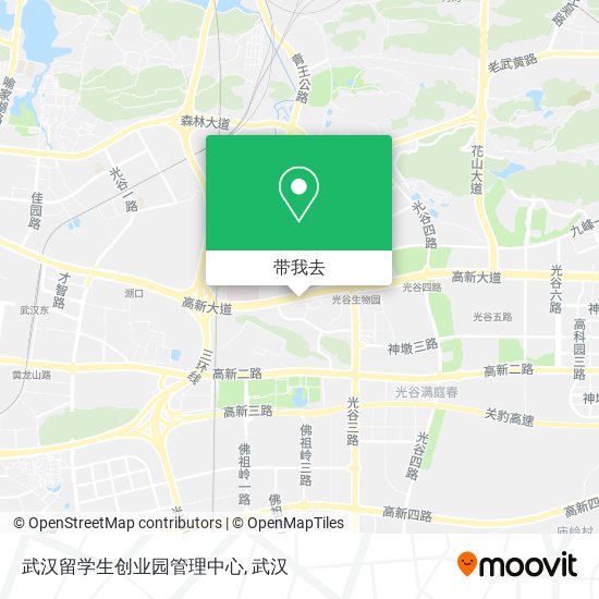 武汉留学生创业园管理中心地图