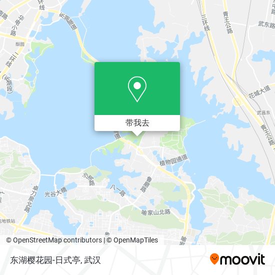 东湖樱花园-日式亭地图