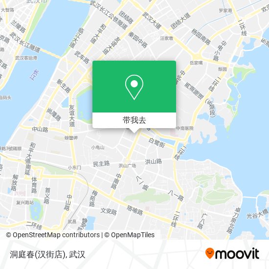 洞庭春(汉街店)地图