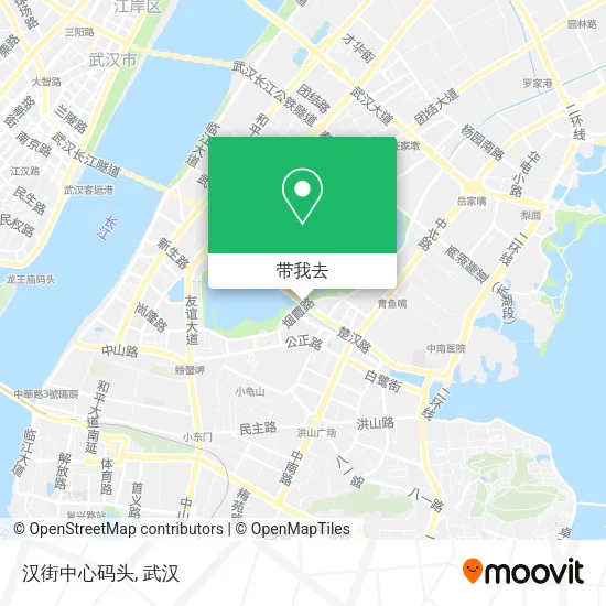 汉街中心码头地图