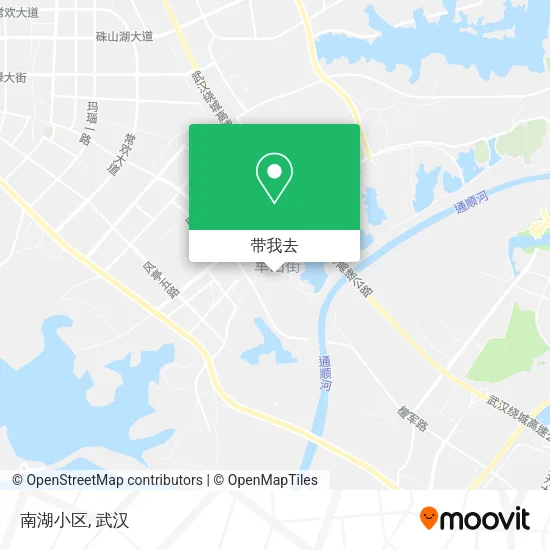 南湖小区地图