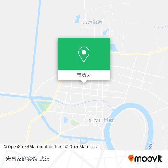 宏昌家庭宾馆地图