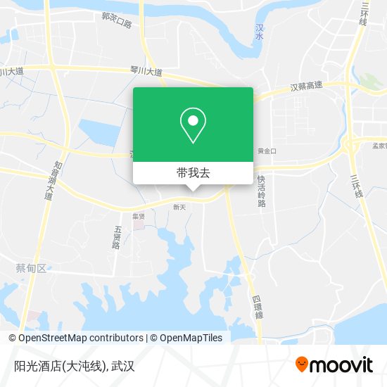 阳光酒店(大沌线)地图
