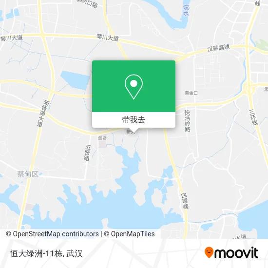 恒大绿洲-11栋地图