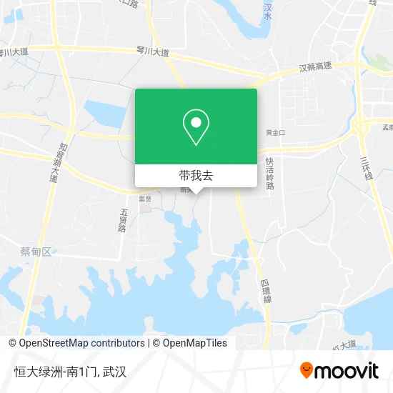 恒大绿洲-南1门地图