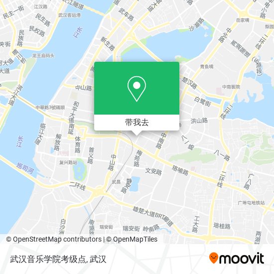 武汉音乐学院考级点地图