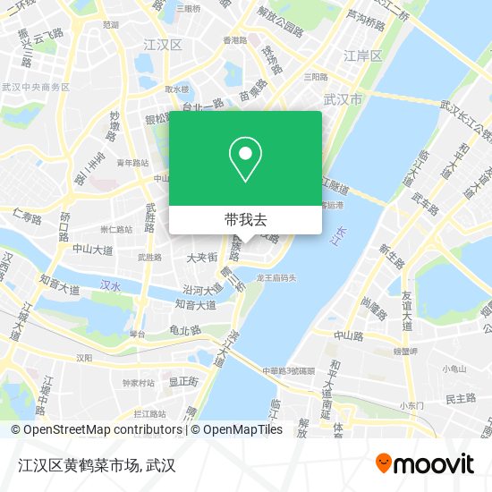 江汉区黄鹤菜市场地图