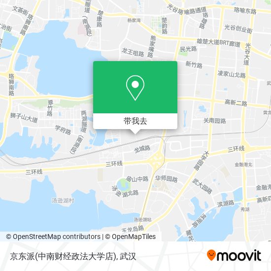 京东派(中南财经政法大学店)地图