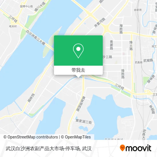 武汉白沙洲农副产品大市场-停车场地图