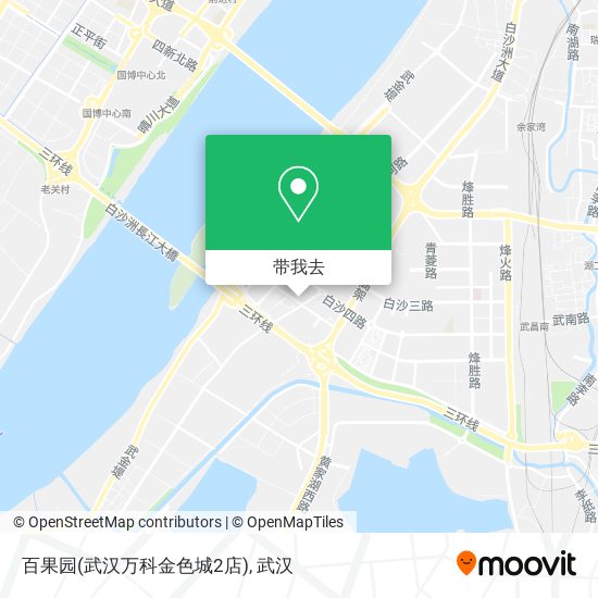 百果园(武汉万科金色城2店)地图