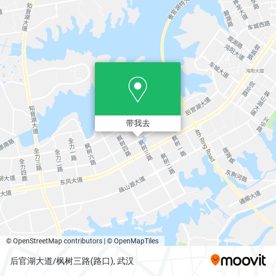 后官湖大道/枫树三路(路口)地图