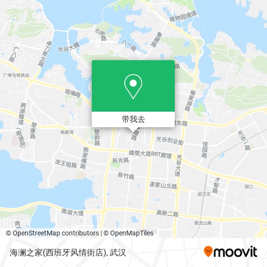 海澜之家(西班牙风情街店)地图