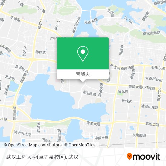 武汉工程大学(卓刀泉校区)地图