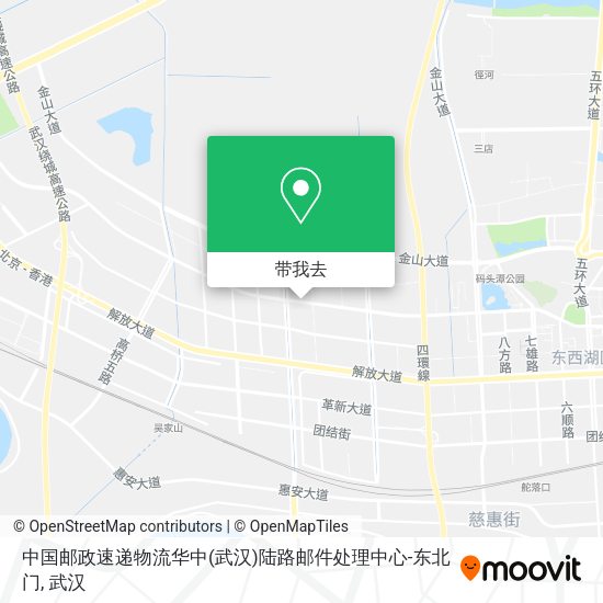 中国邮政速递物流华中(武汉)陆路邮件处理中心-东北门地图