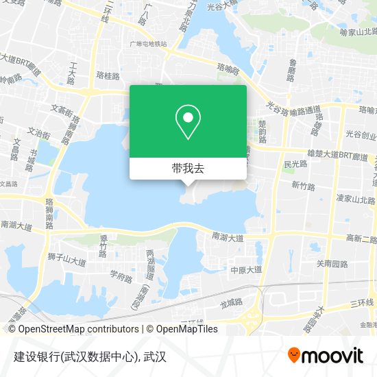 建设银行(武汉数据中心)地图