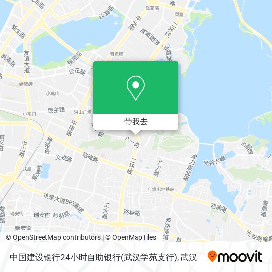 中国建设银行24小时自助银行(武汉学苑支行)地图