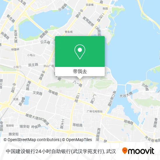 中国建设银行24小时自助银行(武汉学苑支行)地图