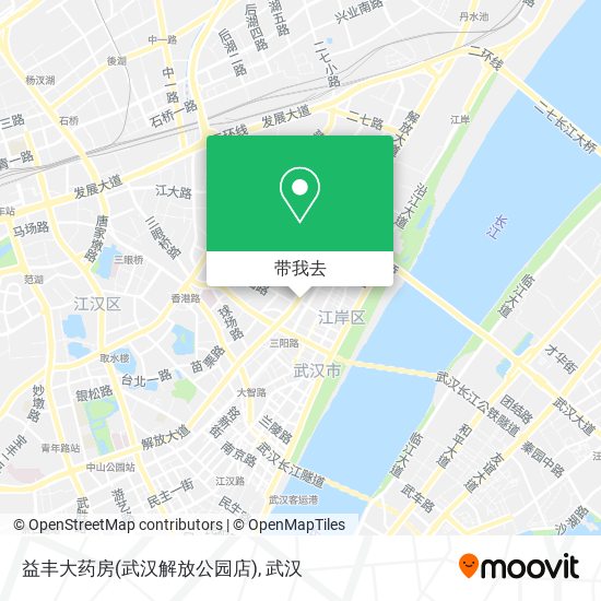 益丰大药房(武汉解放公园店)地图