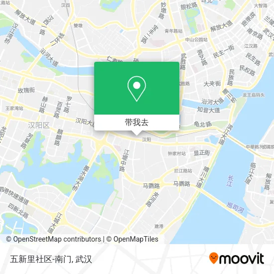五新里社区-南门地图