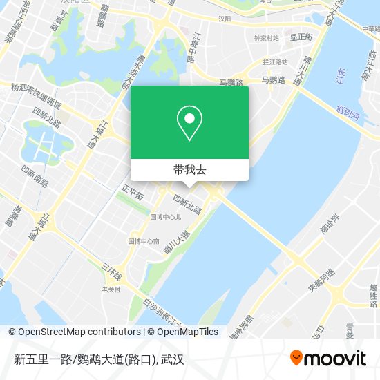 新五里一路/鹦鹉大道(路口)地图