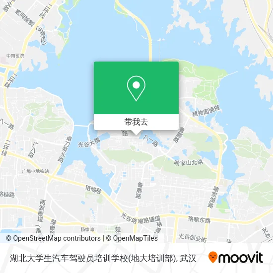 湖北大学生汽车驾驶员培训学校(地大培训部)地图