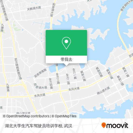 湖北大学生汽车驾驶员培训学校地图