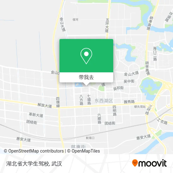 湖北省大学生驾校地图