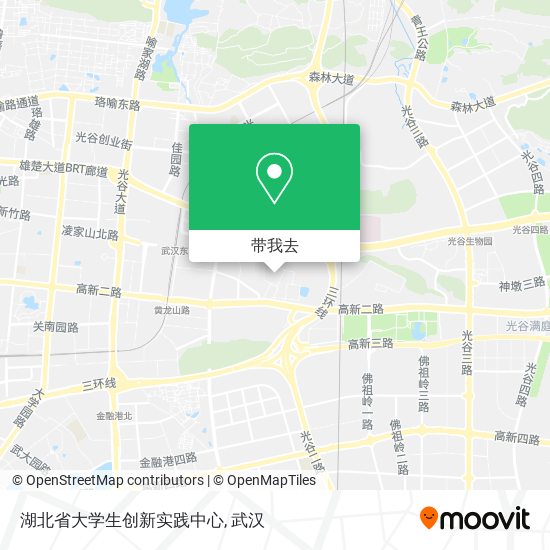 湖北省大学生创新实践中心地图