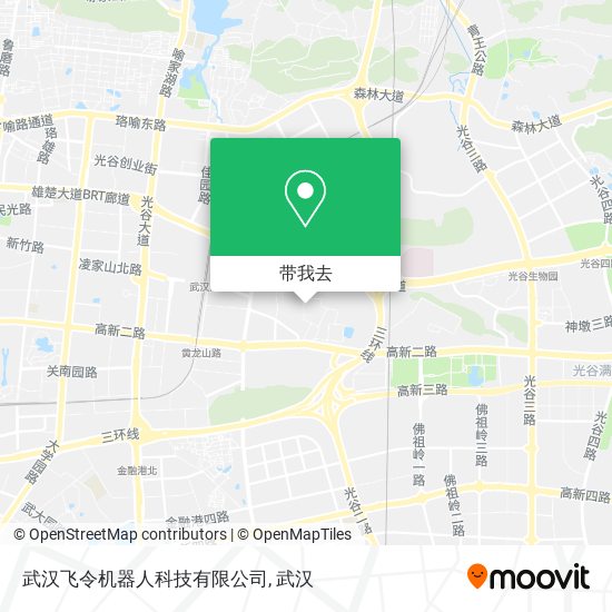 武汉飞令机器人科技有限公司地图